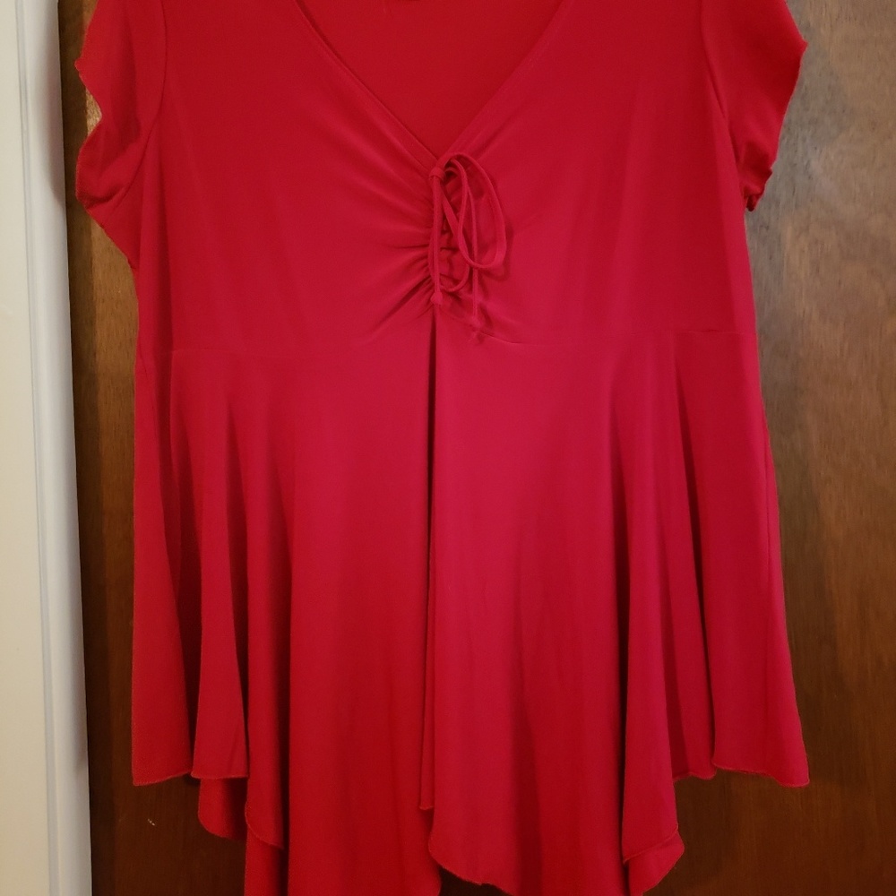 Rachel Rachel Red Blouse